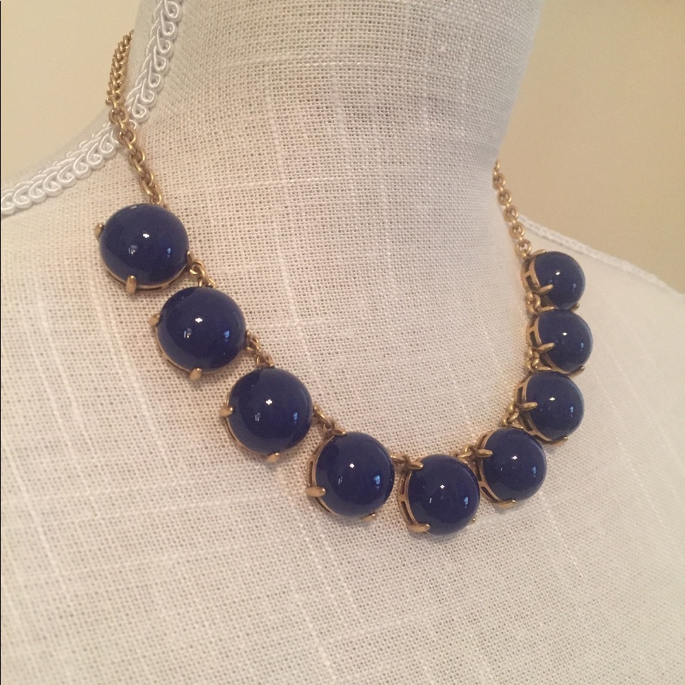 JCrew NWT Navy Blue Bubble Necklace ❤️
